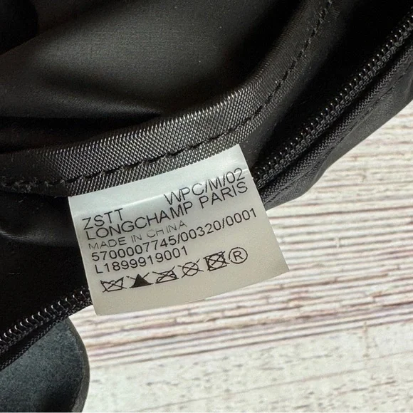 Longchamp Le Pliage “Green” Large Nylon Tote Bag - Black - Picture 7 of 9